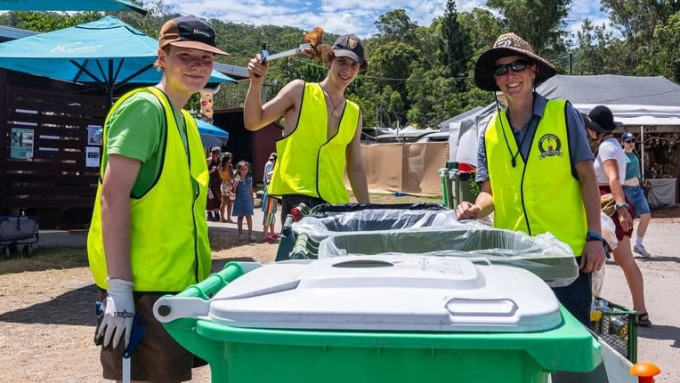 Woodford Folk Festival turns trash into trees with record recycling effort | Containers for Change Queensland