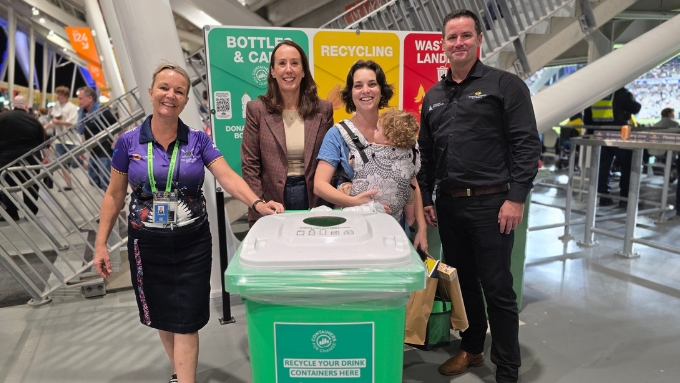 A Million Reasons to Recycle at Queensland Country Bank Stadium | Containers for Change QLD