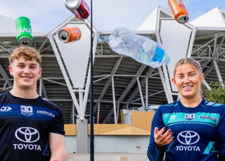 A Million Reasons to Recycle at Queensland Country Bank Stadium | Containers for Change QLD