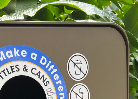 A hand holding a plastic bottle into a recycle bin AI-generated content may be incorrect.100,000 Containers Saved from Landfill at Pacific Fair Shopping Centre | Containers for Change QLD
