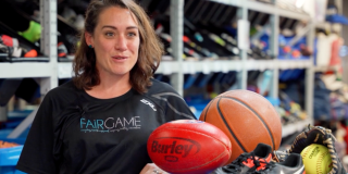 300 pieces of sports gear, rehomed